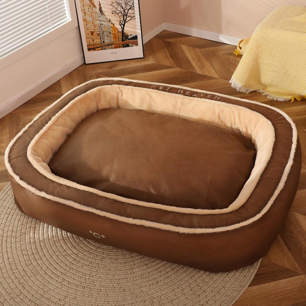 Luxury Dog Bed - Brown